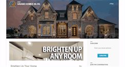 Desktop Screenshot of grandhomesblog.com